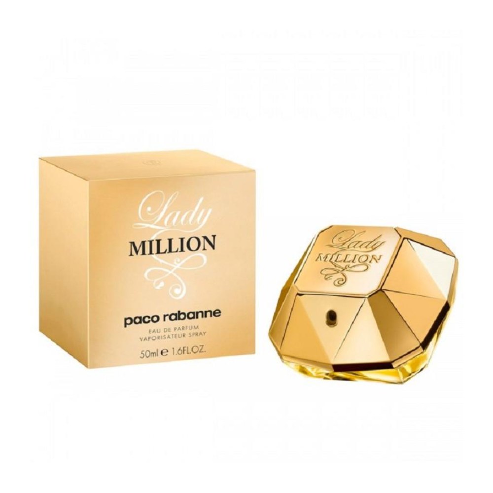 Paco Rabanne Lady Million Eau de Parfum donna 50ml flacone diamante