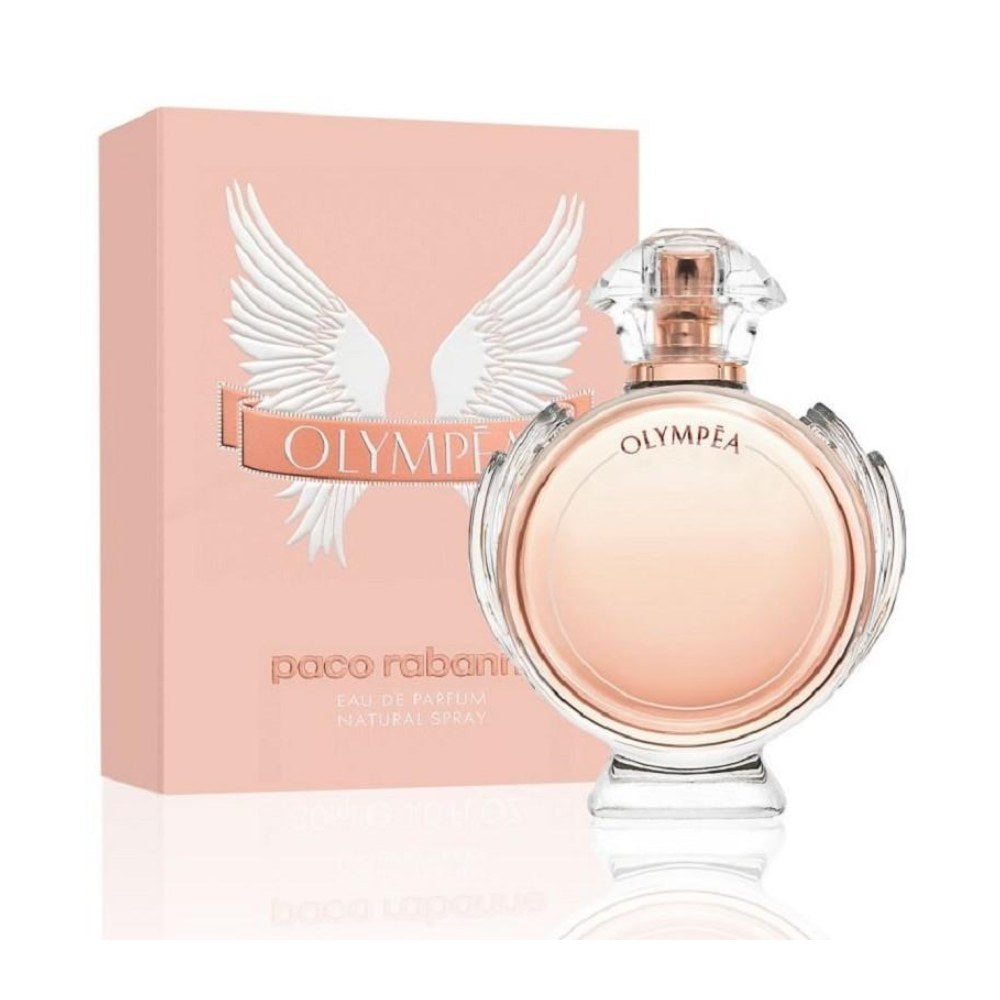 Paco Rabanne Olympea Eau de Parfum donna 30ml flacone ovale bianco oro