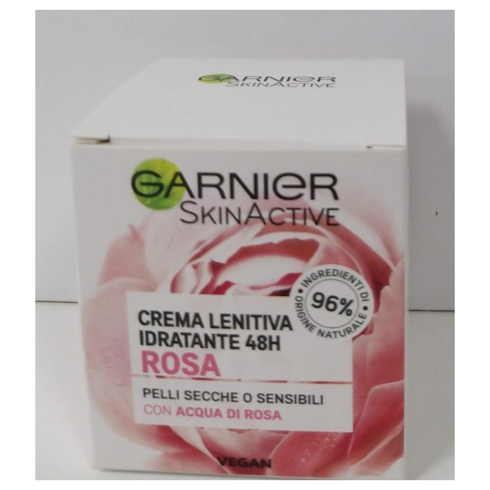 Garnier Crema Lenitiva Idratante Rosa Pelli Secche/Miste 50 Ml