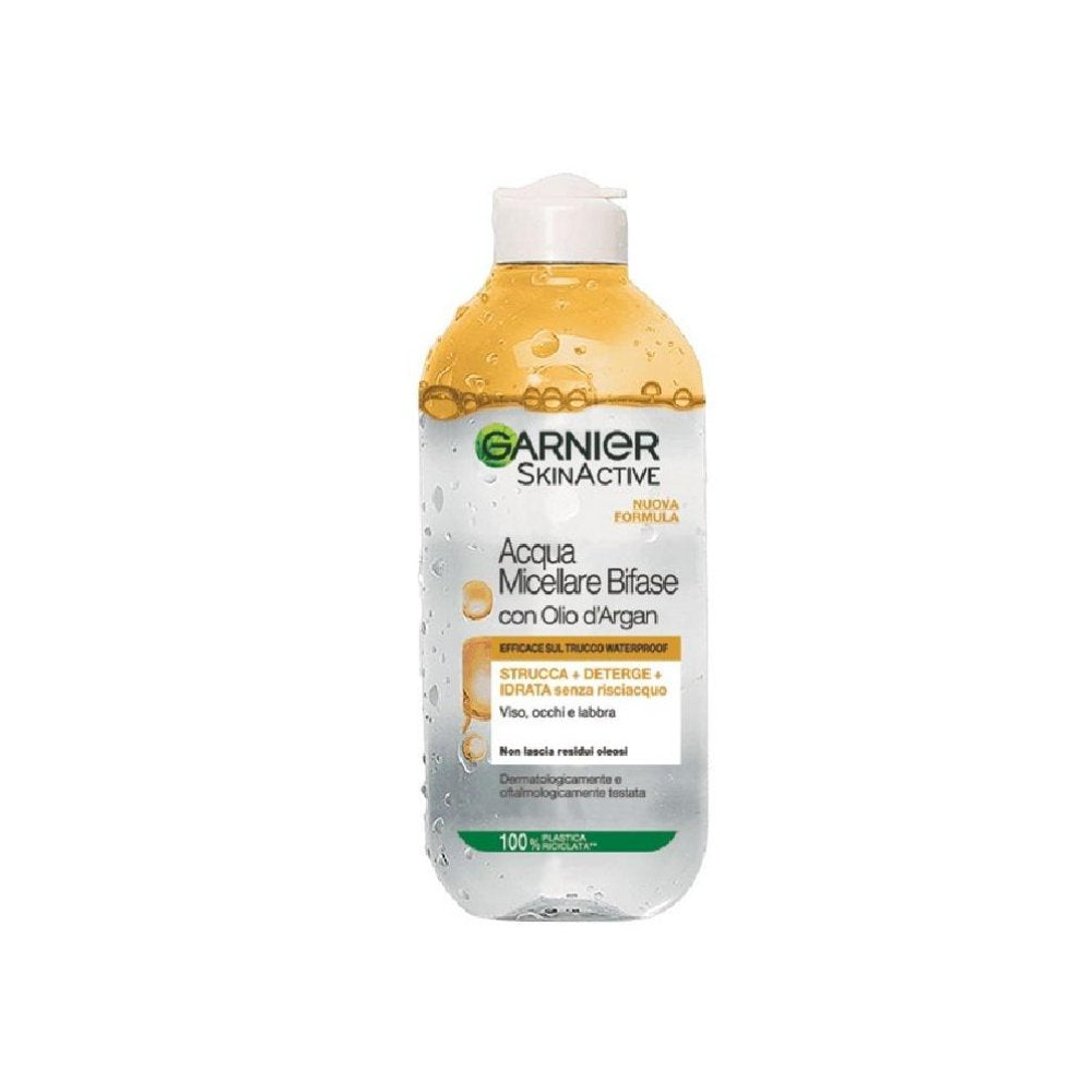 Garnier Skin Active Acqua Micellare Bifase con Olio d'Argan 400 Ml