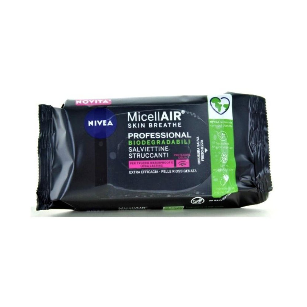 Nivea MicellAir Salviettine Struccanti 20 Pz