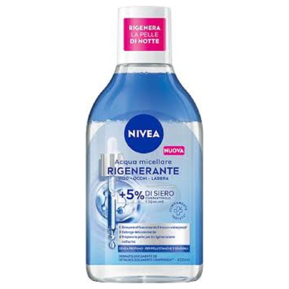Nivea Acqua Micellare Rigenerante Viso Occhi e Labbra 400 ml