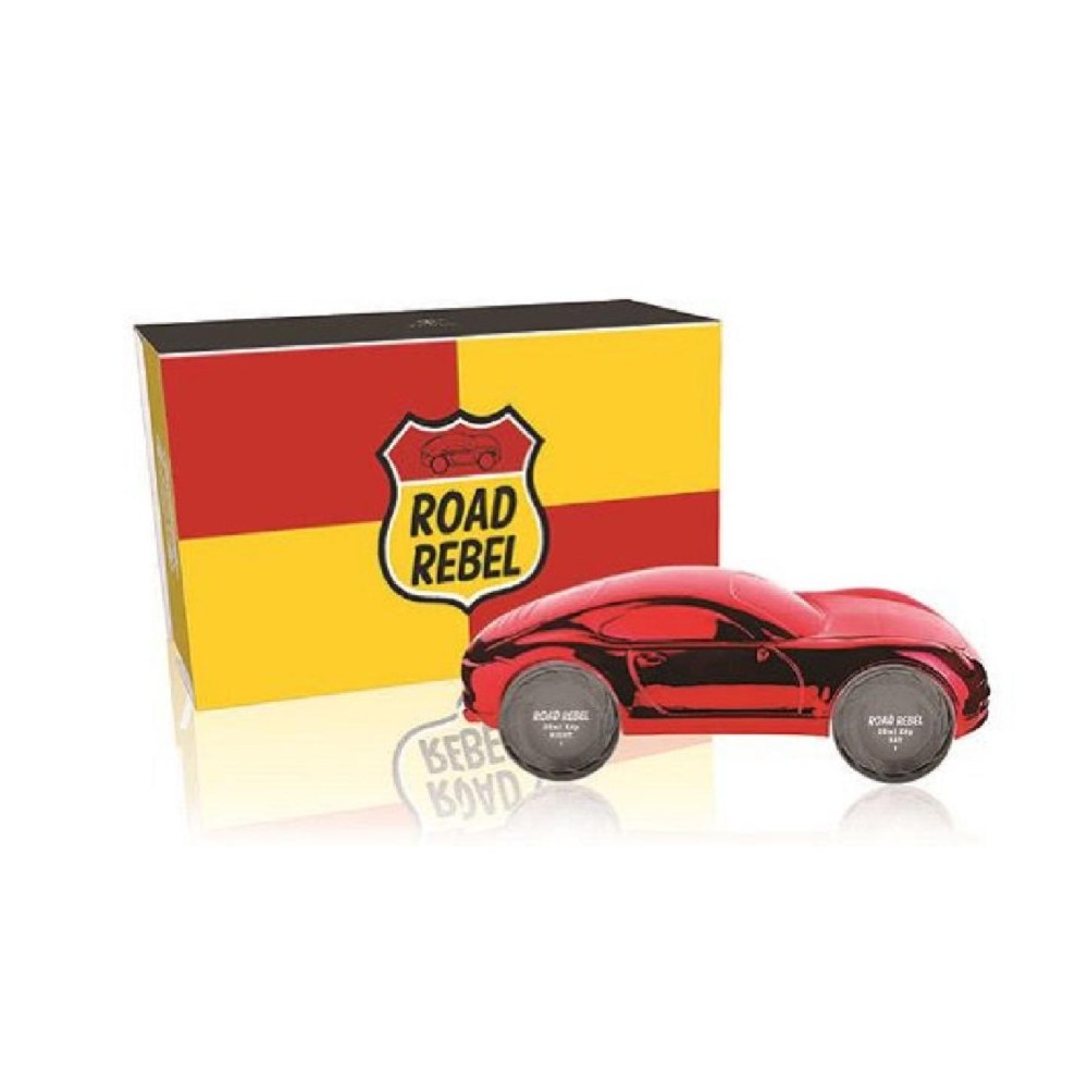 Road Rebel Auto Coffret EDP 25Ml X 4 Ruote Red