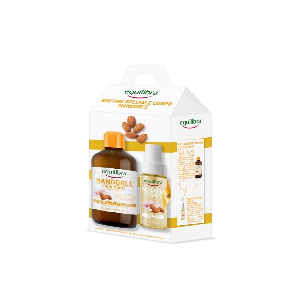 Equilibra Coffret Beauty Routine Corpo Mandorle Olio + Acqua Profumata