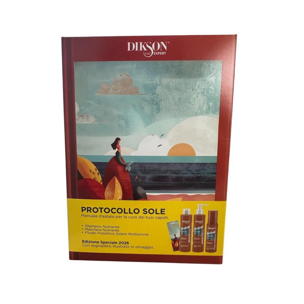 Dikson Sun Coffret Shampoo 200Ml + Maschera 200Ml + Olio 150Ml + Segnalibro