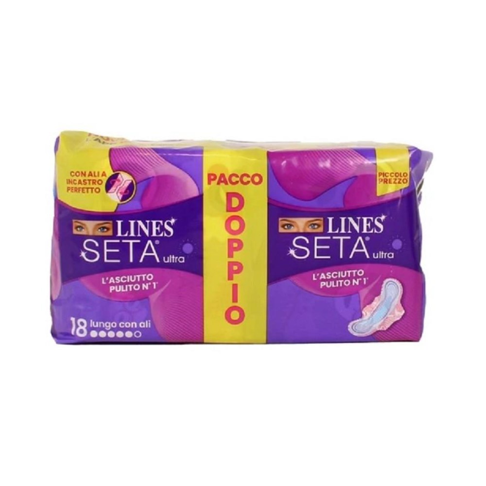 Lines Seta Ultra Lungo con Ali 18 Pz