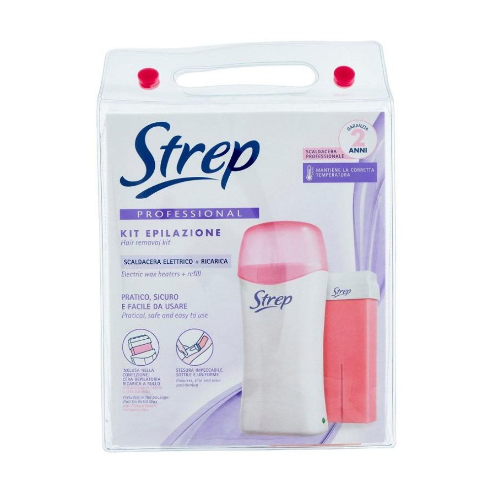 Strep Kit Scaldacera + Ricarica + 15 Strisce + 2 Salviette + Cavetto Alimentazione