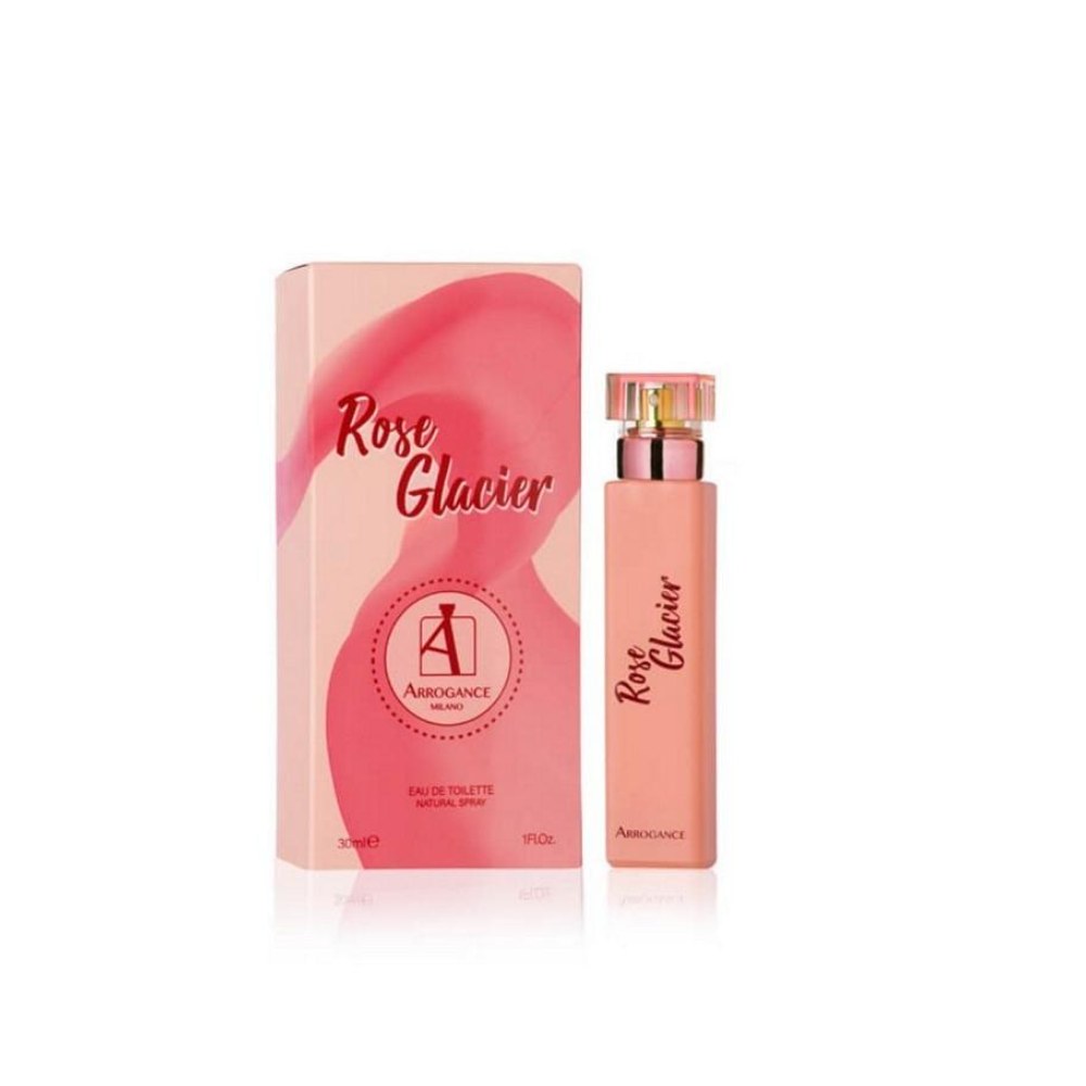 Arrogance Rose Glacier Eau de Toilette per donna – flacone rosa ghiaccio