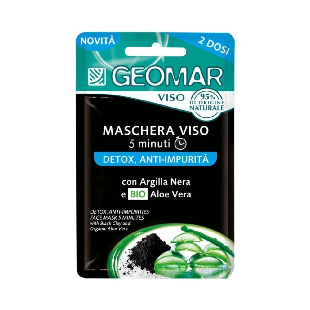 Geomar Maschera Viso Detox Anti-Impurità 2 Dosi