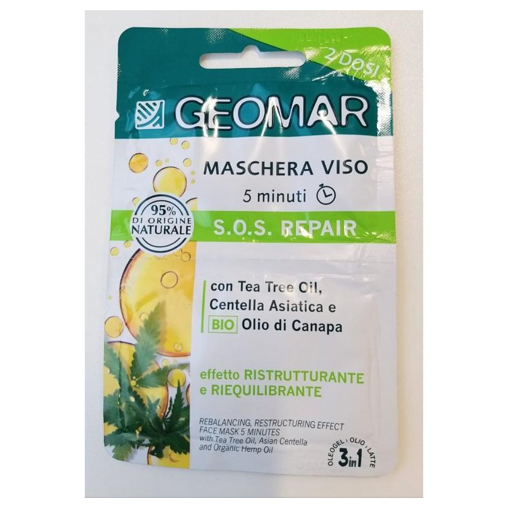 Geomar Maschera Viso S.O.S. Repair 2 Dosi
