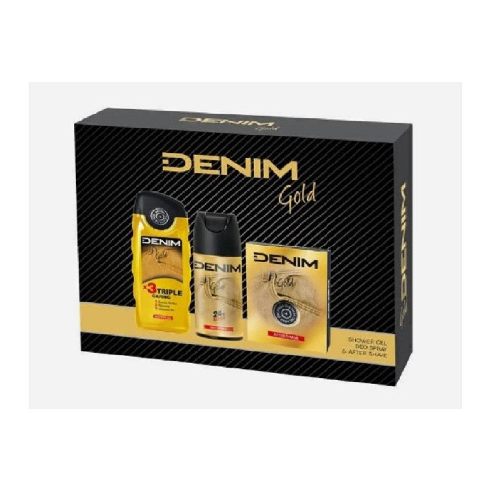 Denim Gold 007 Coffret A/S 100Ml + S/G 250Ml + DEO 150Ml