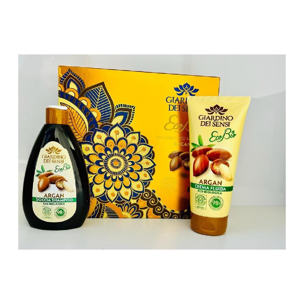 Giardino Dei Sensi Eco Bio Argan Coffret Doccia Shampoo 250Ml + Crema Corpo 200Ml