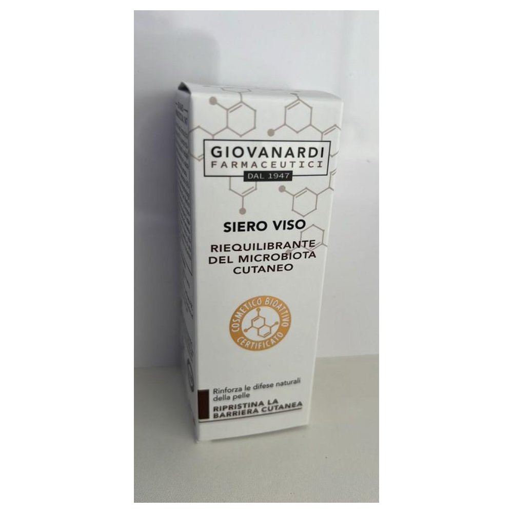 Giovanardi Farmaceutici Siero Viso Riequilibrante il Microbiota Cutaneo 30 Ml
