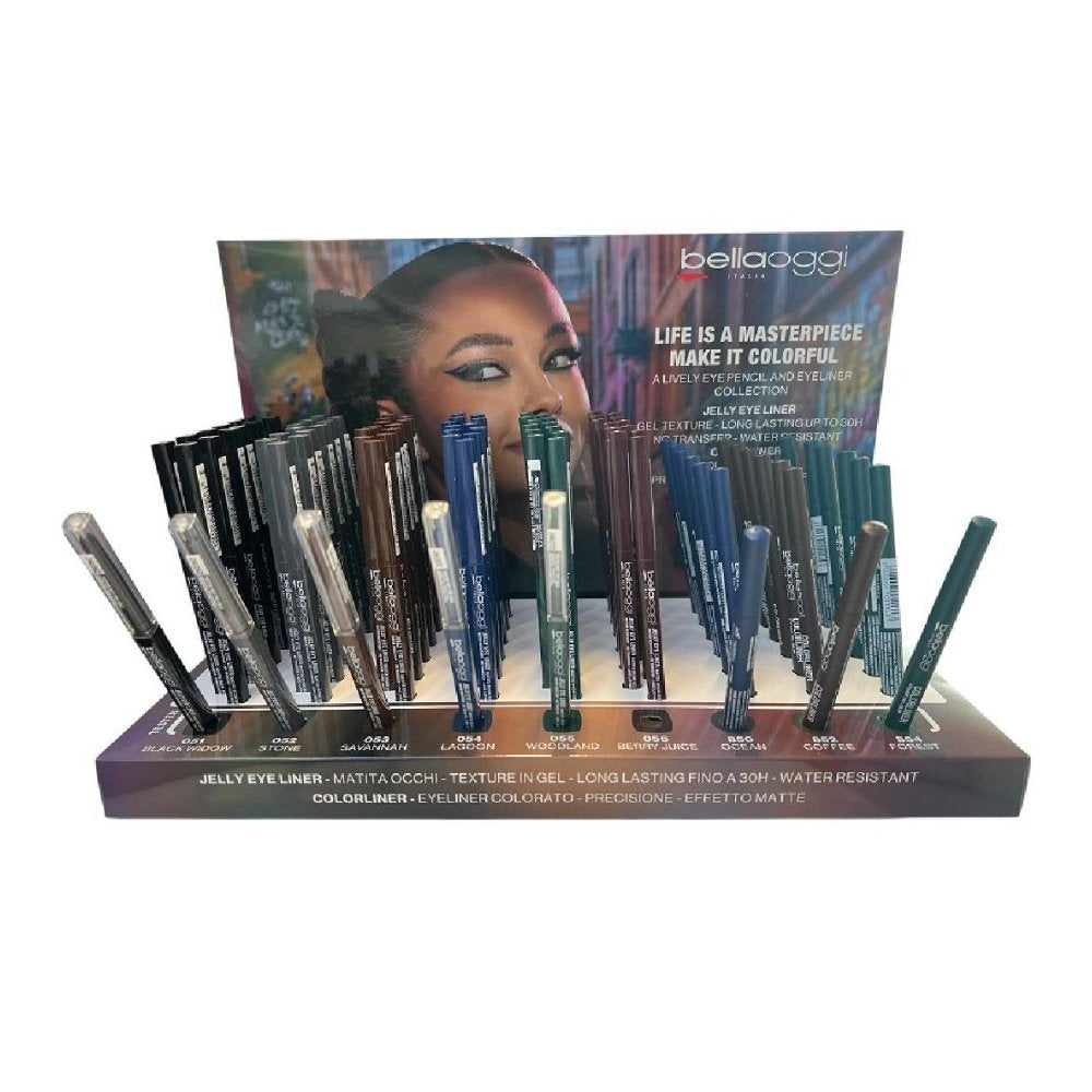 Bellaoggi Expo Life Is a Masterpiece Matite 72pz+eyeliner 18pz+tst