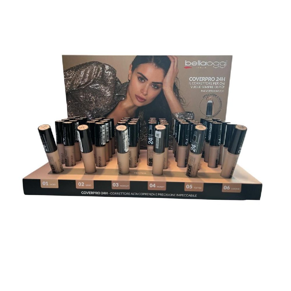 Bellaoggi Expo Coverpro 24h Correttore Alta Coprenza 48pz+Tst