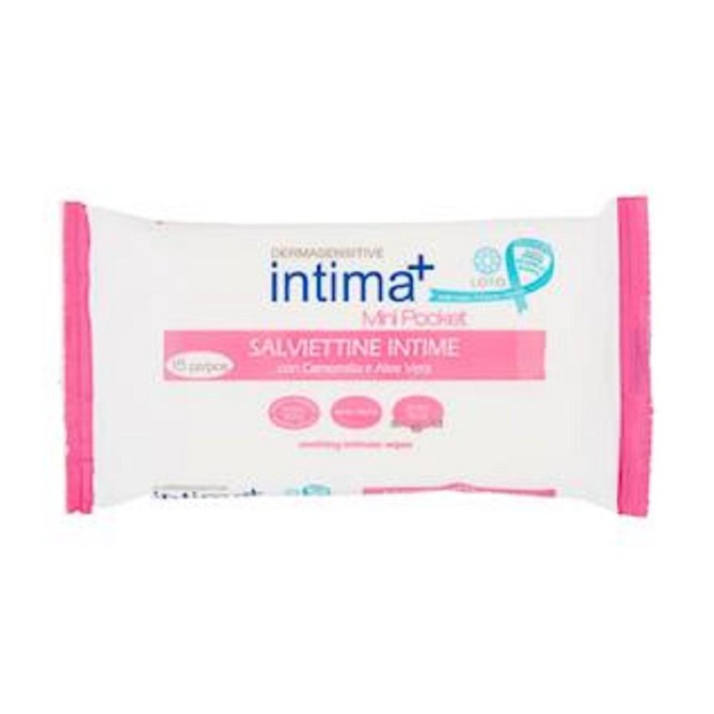 Intima+ Salviettine Intime con Camomilla e Aloe Vera 15 Pz