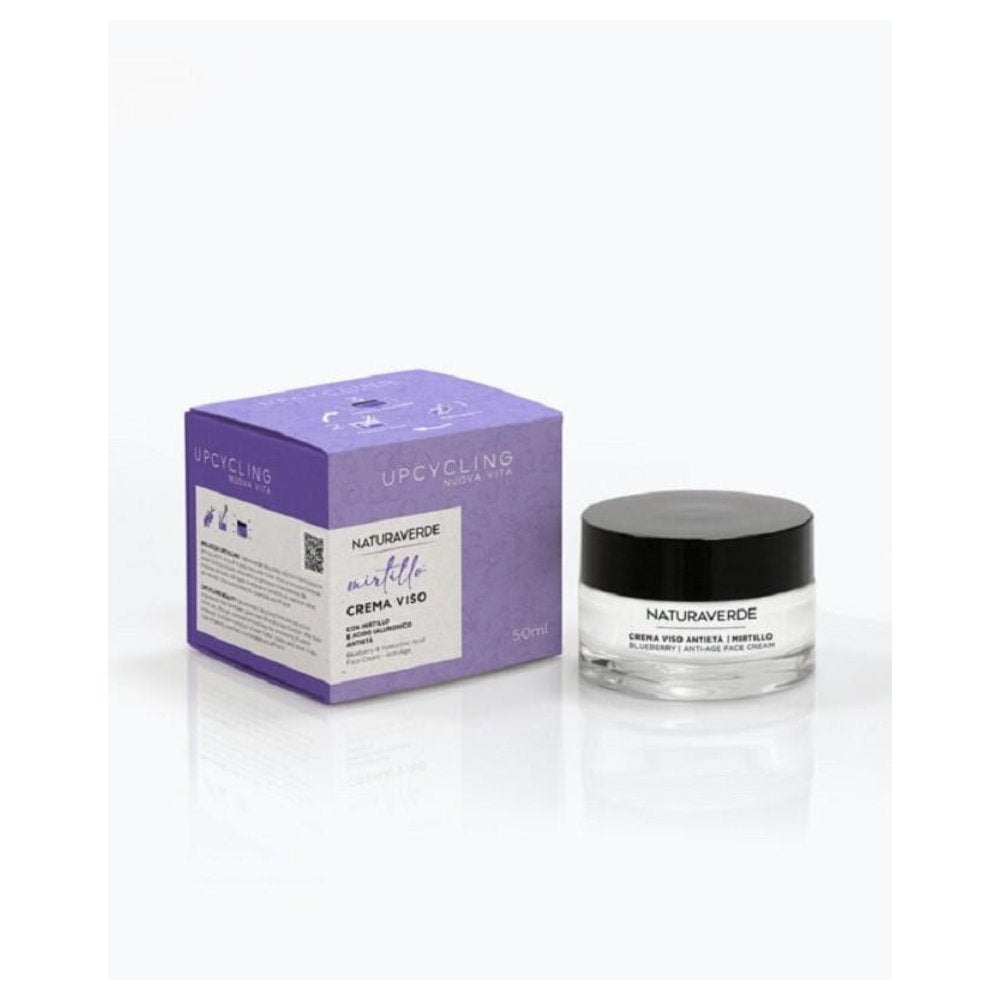 Naturaverde Upcycling Mirtillo Crema Viso Anti-Età 50 ml