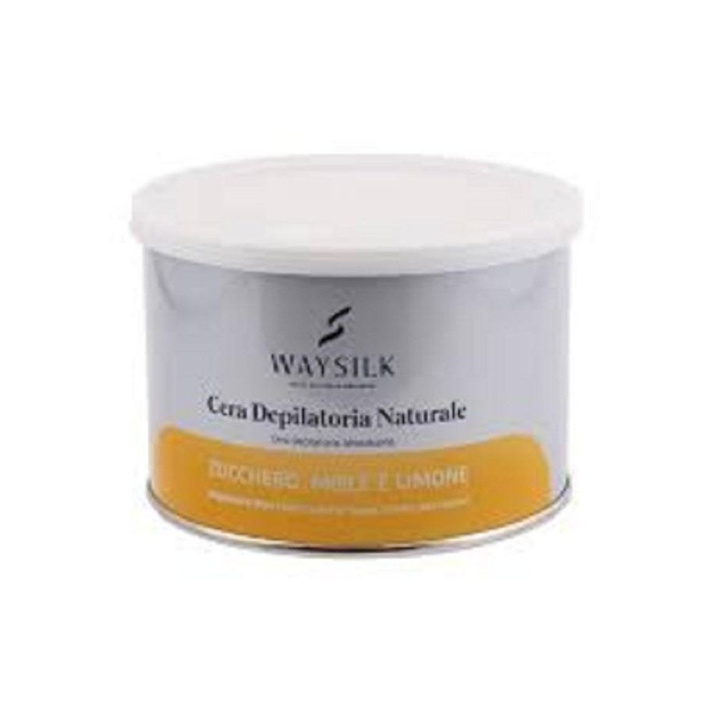 Waysilk Cera Depilatoria Barattolo Zucchero Miele e Limone 350 ml