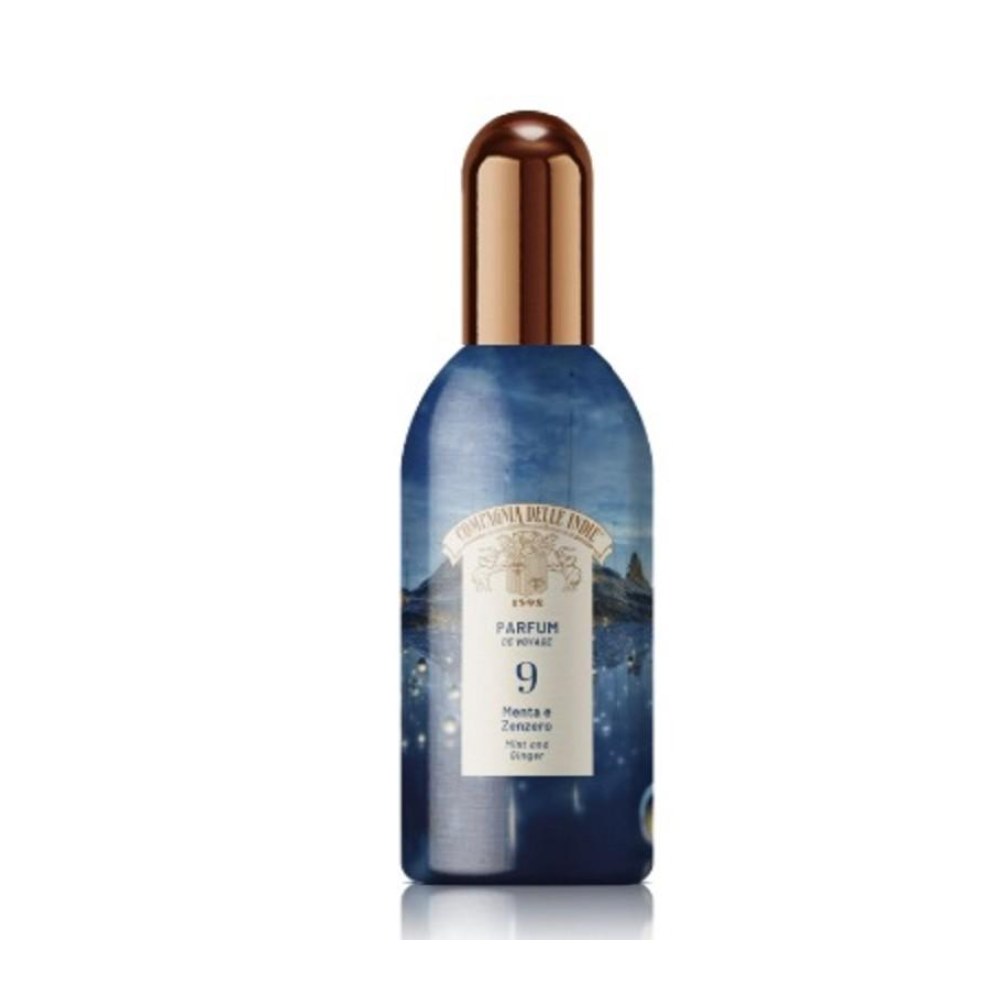 Compagnia delle Indie Voyage 9 Menta e Zenzero Parfum donna – dettaglio packaging profumo
