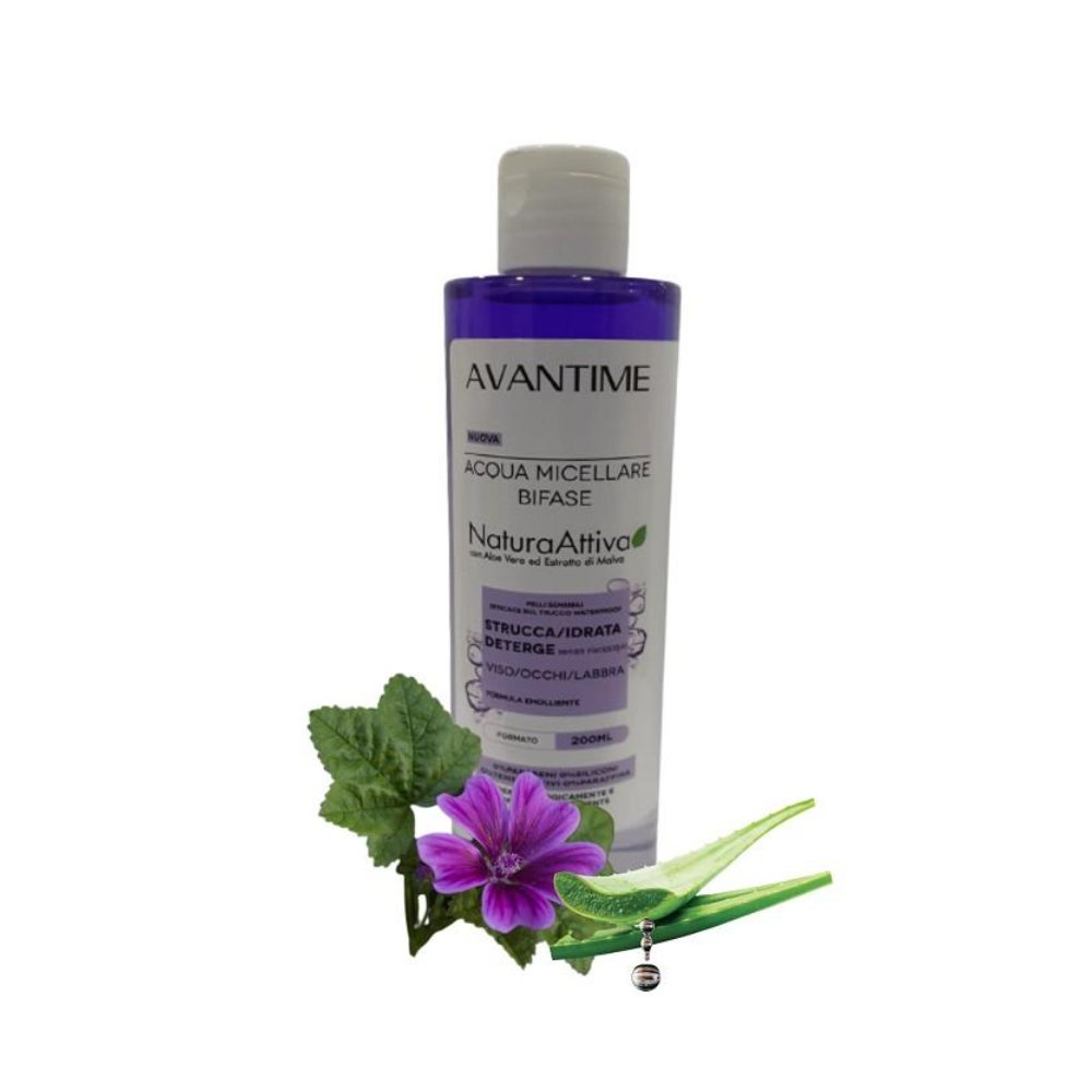 Avantime Acqua Micellare Bifase Natura Attiva Malva 400 Ml