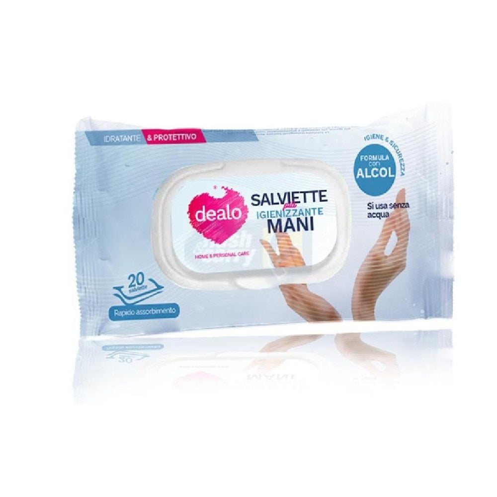 Dealo Salviettine Imbevute Igienizzanti 20 Pz