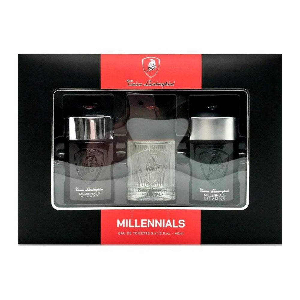 Tonino Lamborghini Millennials Coffret 3 X EDT 40Ml Assortiti