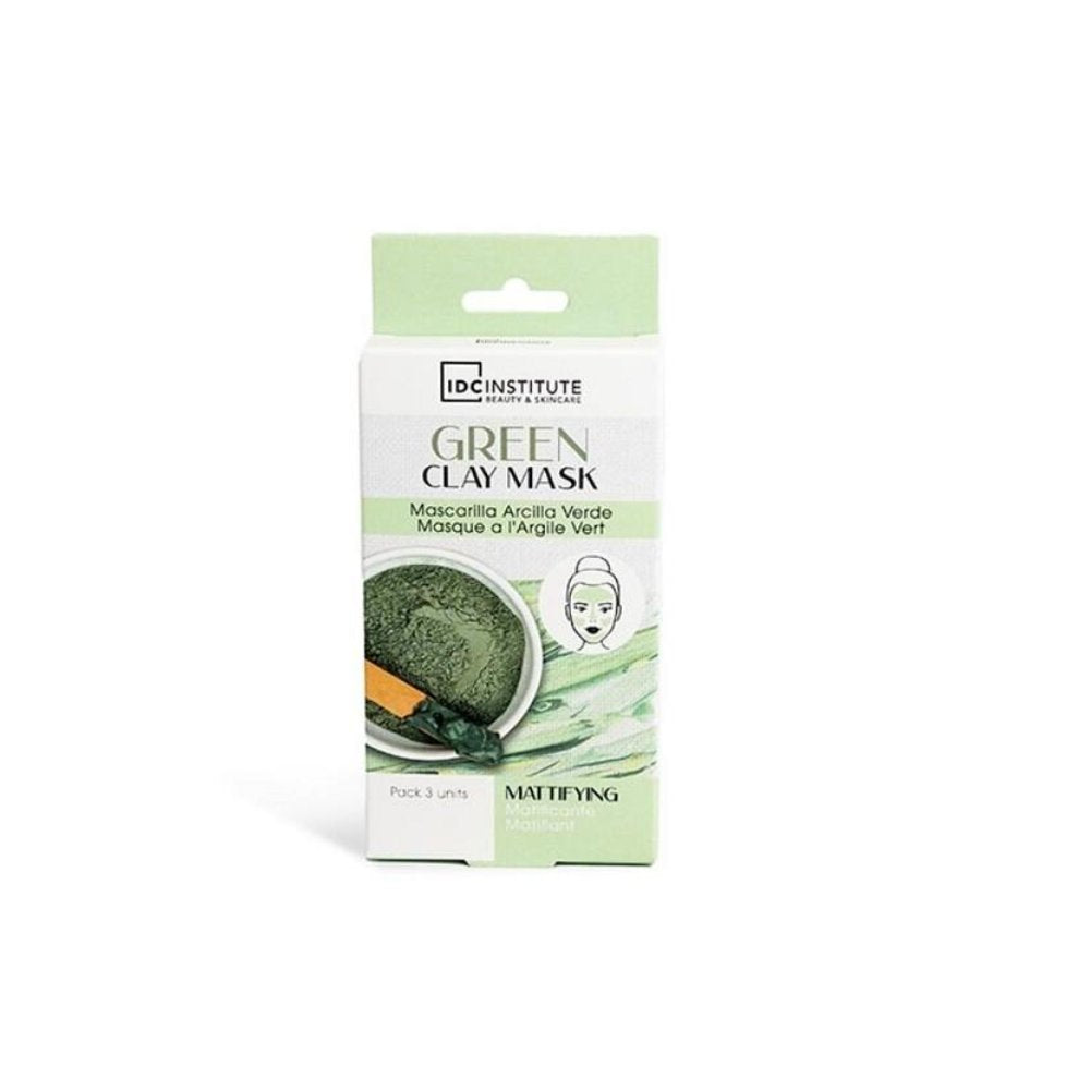 IDC Institute Maschera all'Argilla Verde Opacizzante Viso