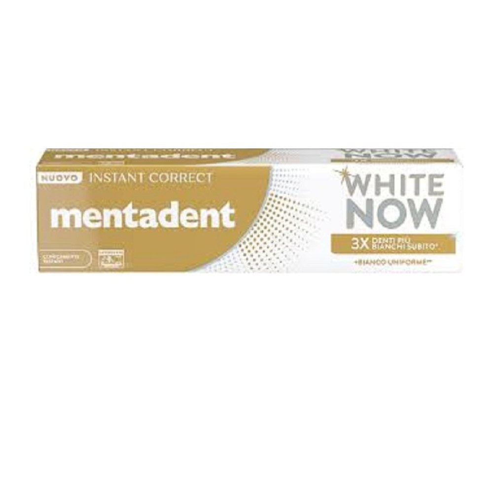 Mentadent Dentifricio White Now Instant Correct 75 ml