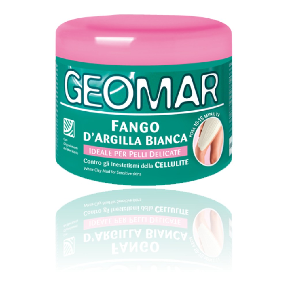 Geomar Fango d'Argilla Bianca Contro la Cellulite 650 g