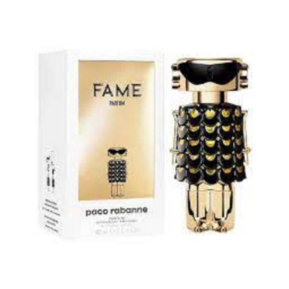 Paco Rabanne Fame Parfum donna 80ml ricaricabile flacone dorato