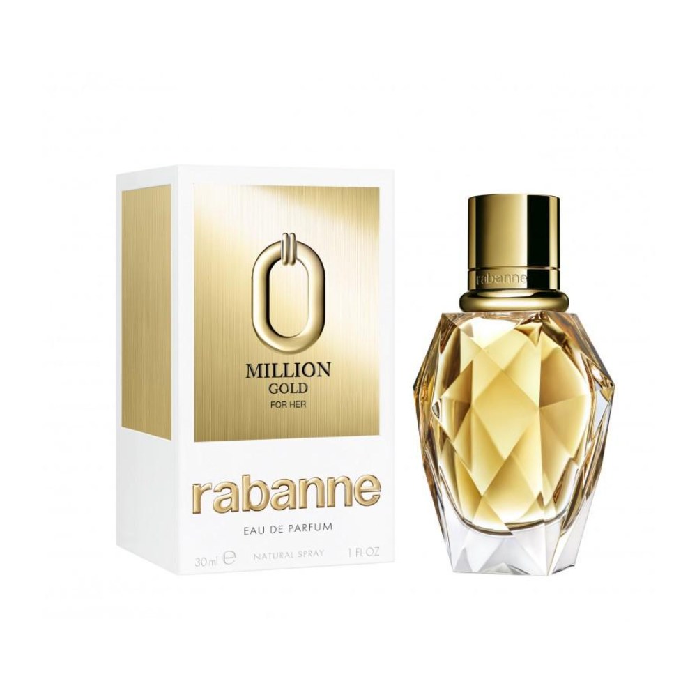 Paco Rabanne Million Gold For Her Eau de Parfum donna 30ml flacone dorato