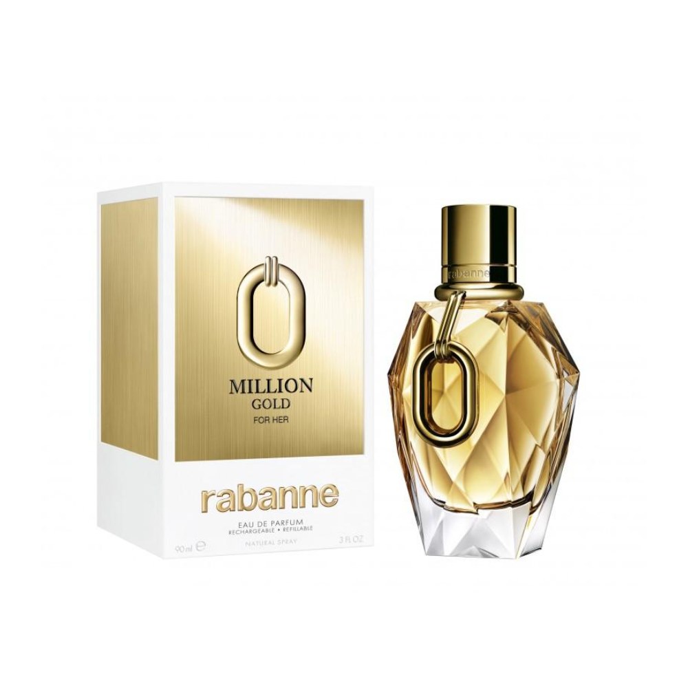 Paco Rabanne Million Gold For Her Eau de Parfum donna 90ml ricaricabile