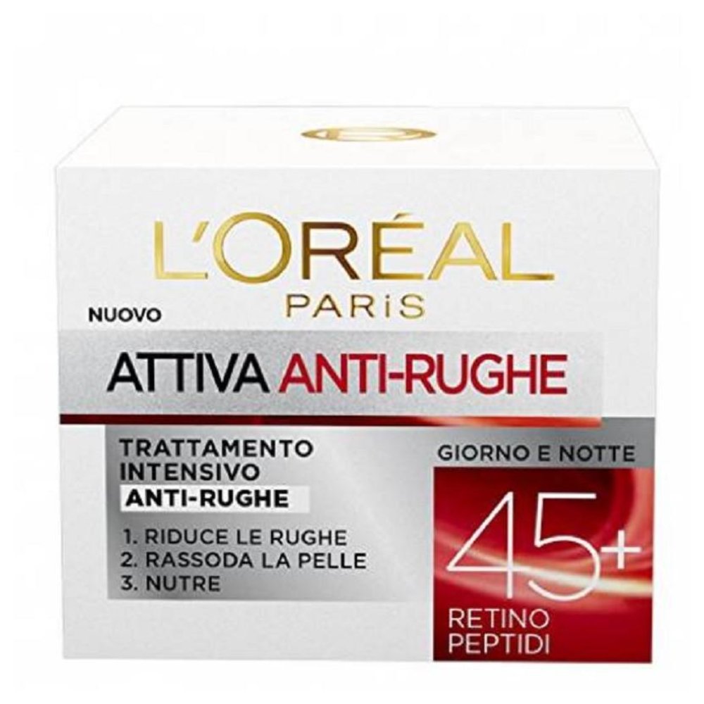 L'Oréal Attiva Anti-Rughe Trattamento Intensivo Giorno 45+ 50 ml