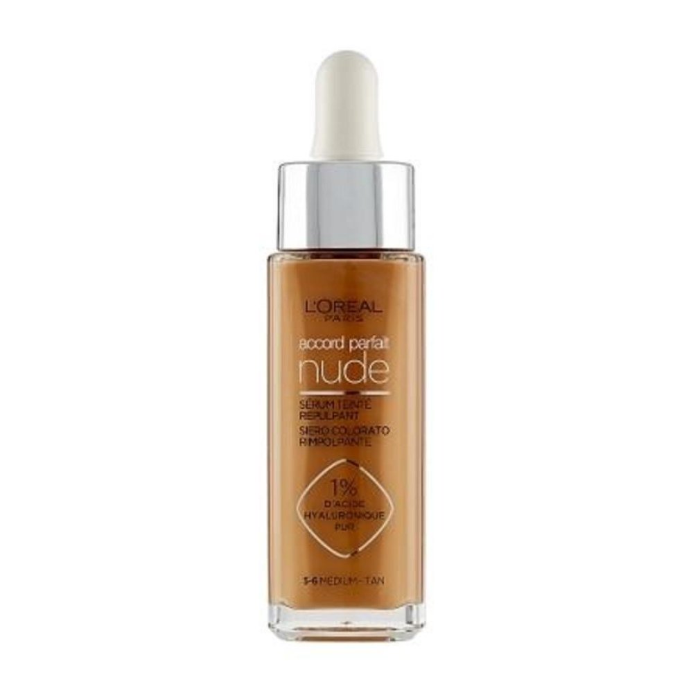 Oreal Fondotinta Accord Parfait Nude Serum 5-6 Medium 30ml