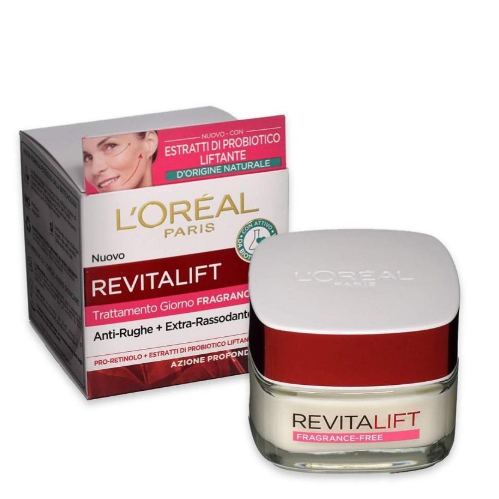 L'Oréal Revitalift Giorno Fragrance Free Anti-Rughe 50 ml