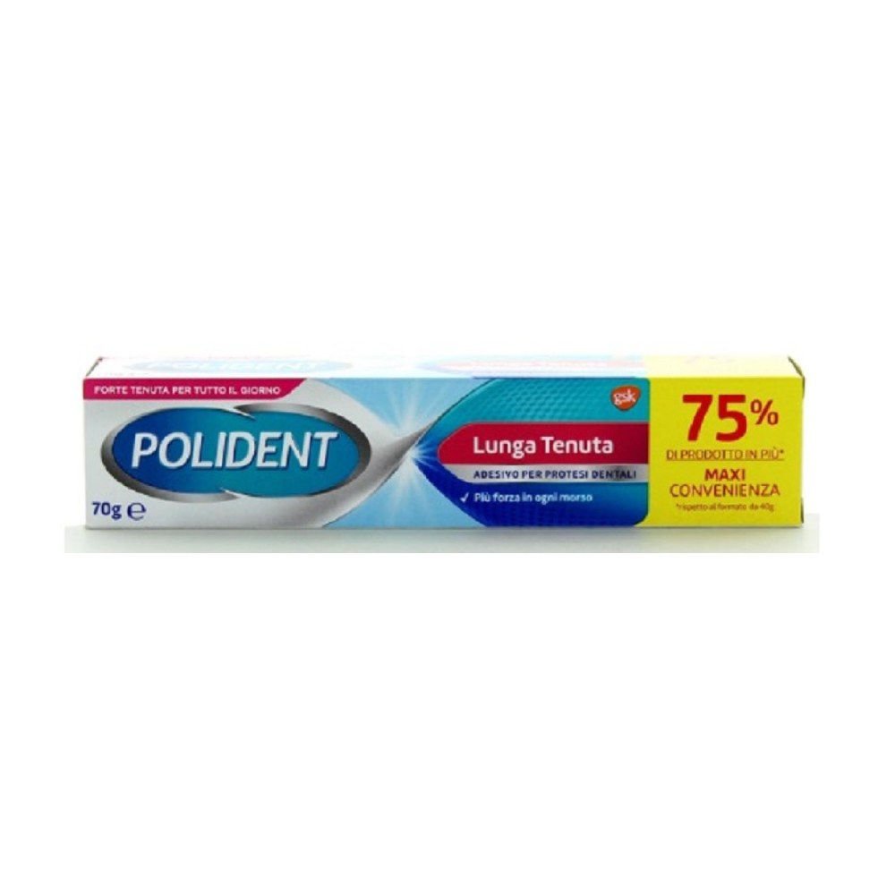 Polident Adesivo per Protesi Dentali Lunga Tenuta Formato Maxi 70 gr