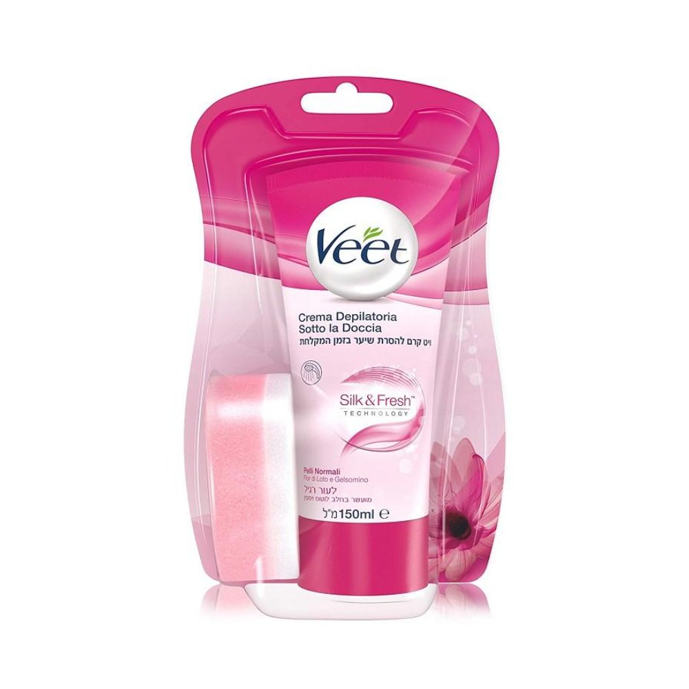 Veet Crema Depilatoria Sotto la Doccia 150 ml Pelli Normali