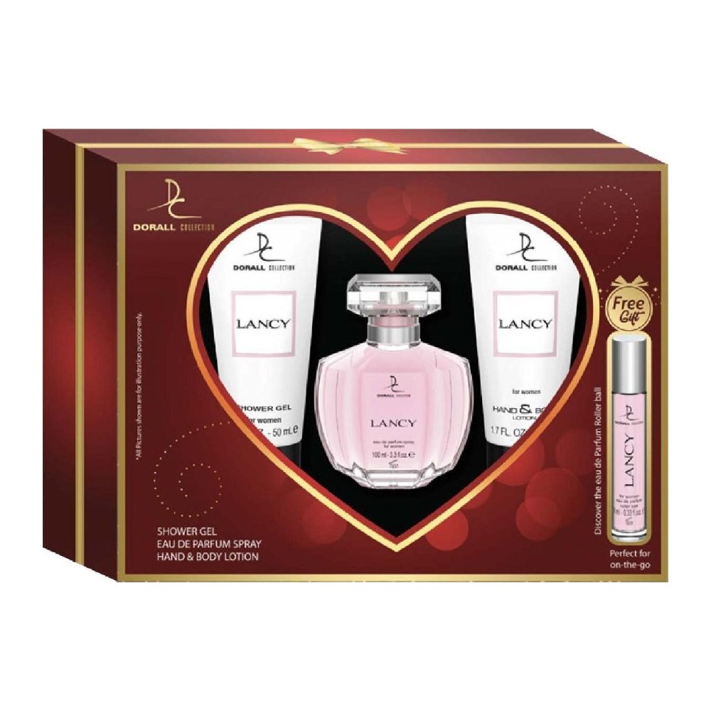 Doral Collection Lancy Coffret Edp 100Ml + Shower Gel 50Ml + Body Lotion 50Ml + Edp 10Ml