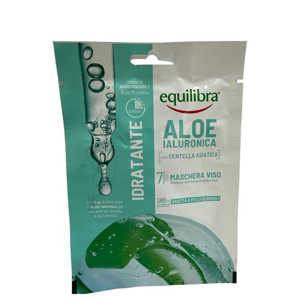 Equilibra Maschera Viso Aloe Ialuronica