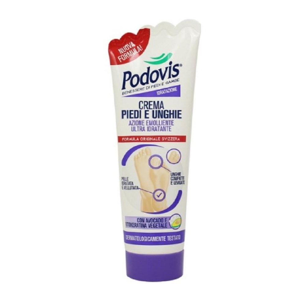 Podovis Crema Piedi e Unghie Ultra Idratante con Avocado e Fitokeratina
