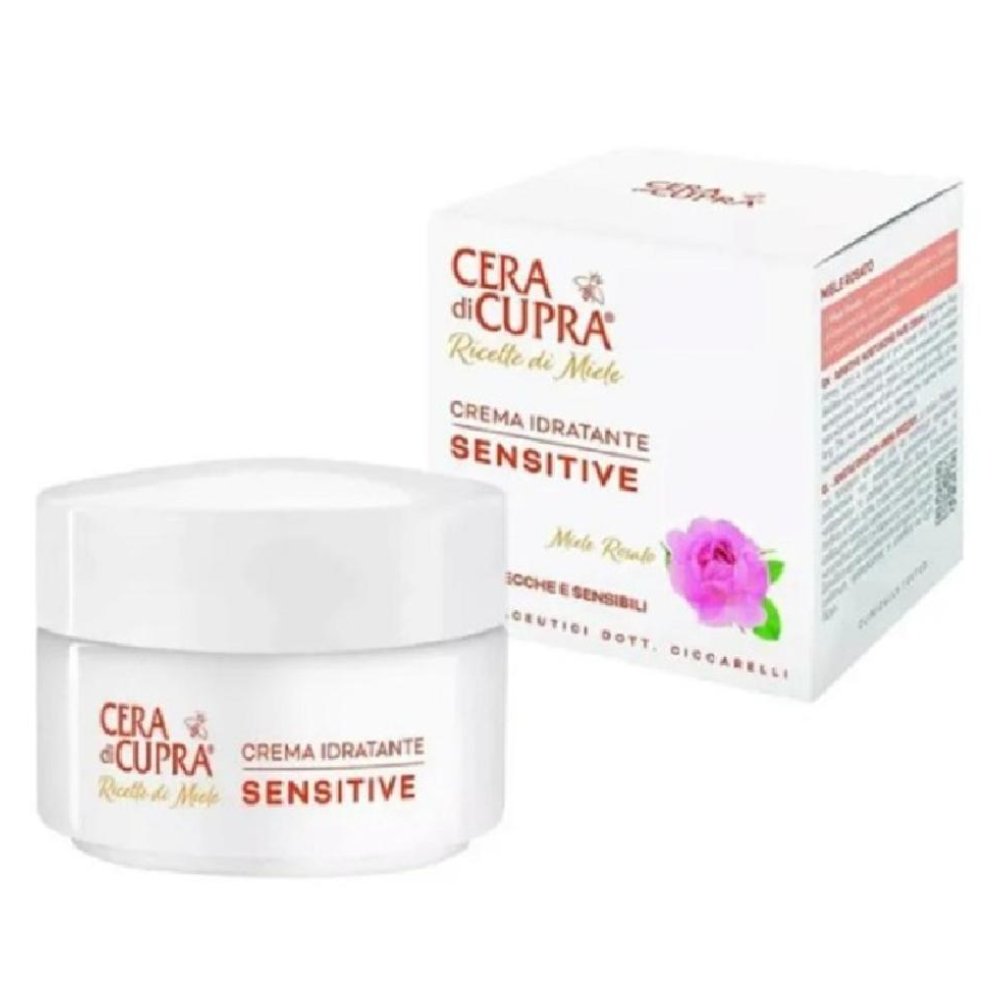 Cera Di Cupra Crema Idratante Sensitive Pelli Secche E Sensibili Vaso 50 Ml