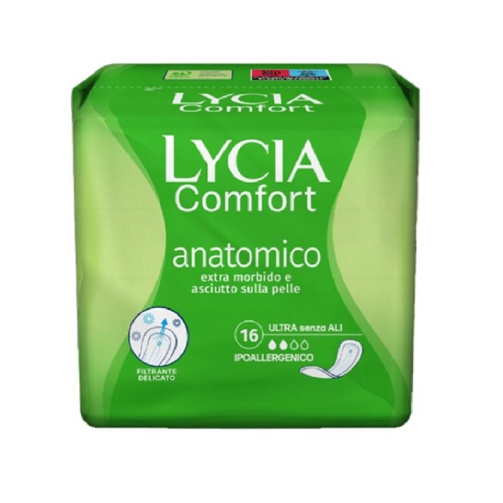 Lycia Comfort Anatomico Assorbenti Ultra Senza Ali 16 Pz
