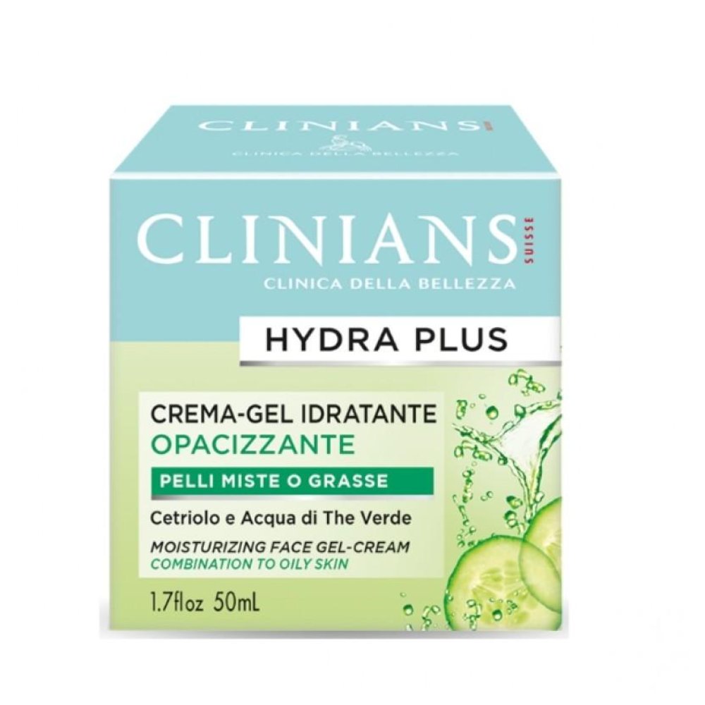 Clinians Hydra Plus Crema-Gel Idratante Opacizzante 50 Ml