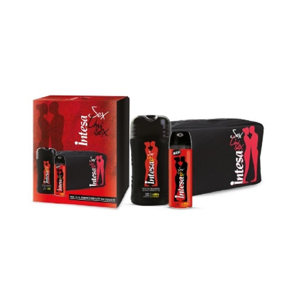 Intesa Sex Unisex Coffret Doccia/Shampoo 250Ml + DEO 150Ml Ambra D'Arabia + Beauty