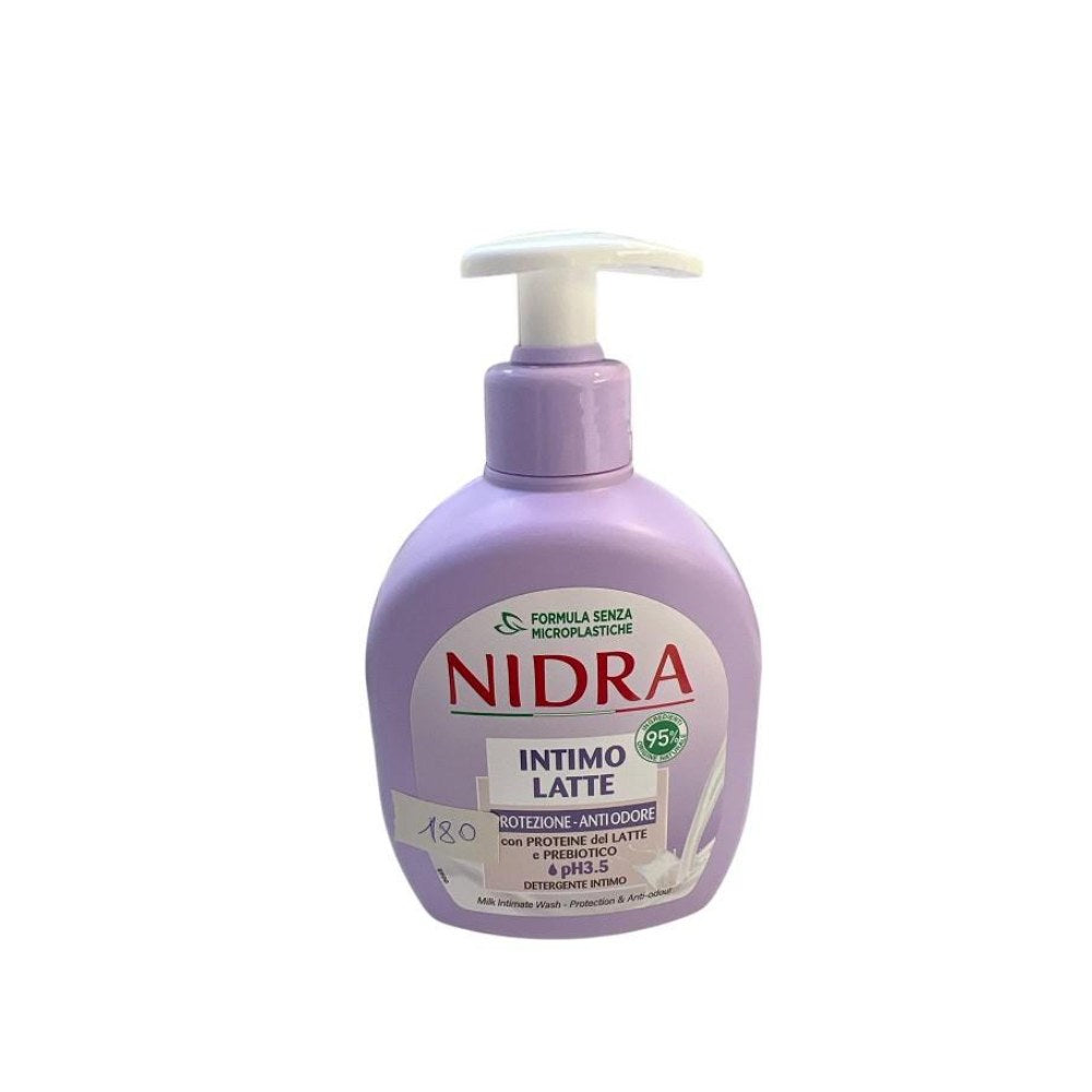Nidra Detergente Intimo Latte Protezione Antiodore pH 3,5 250 ml