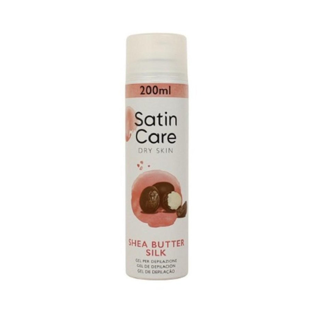 Gillette Satin Care Gel per Depilazione Burro di Karitè 200 ml