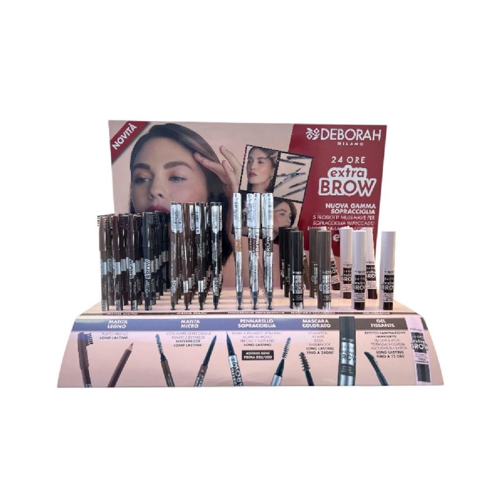 Deborah Expo 24 Ore Extra Brow Nuova Gamma Sopracciglia 69pz