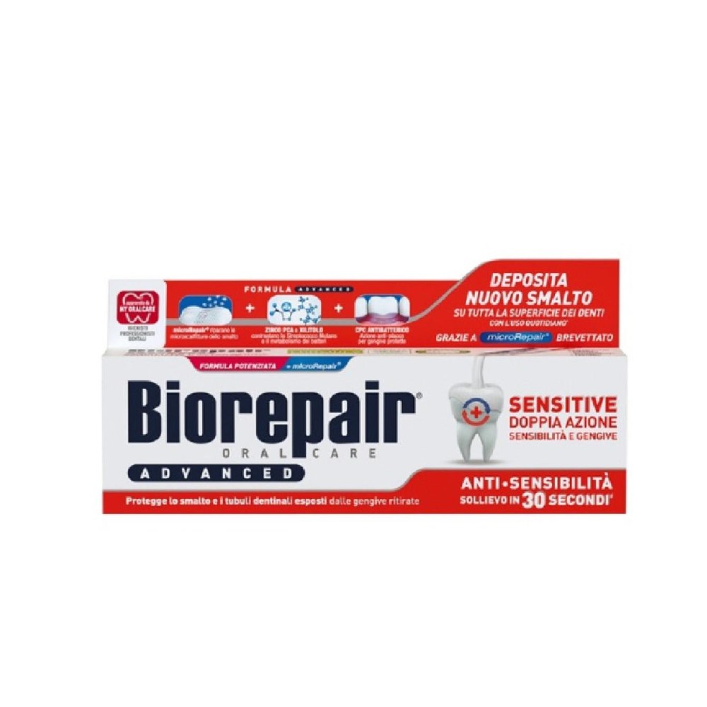 Biorepair Advanced Dentifricio Anti Sensibilita Doppia Azione 75 ml