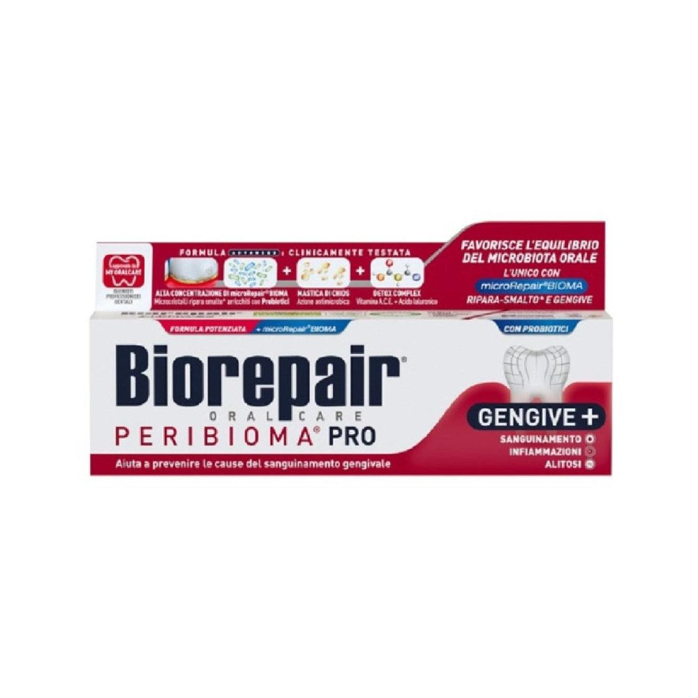 Biorepair Oralcare Dentifricio Peribioma Pro Gengive+ 75 ml