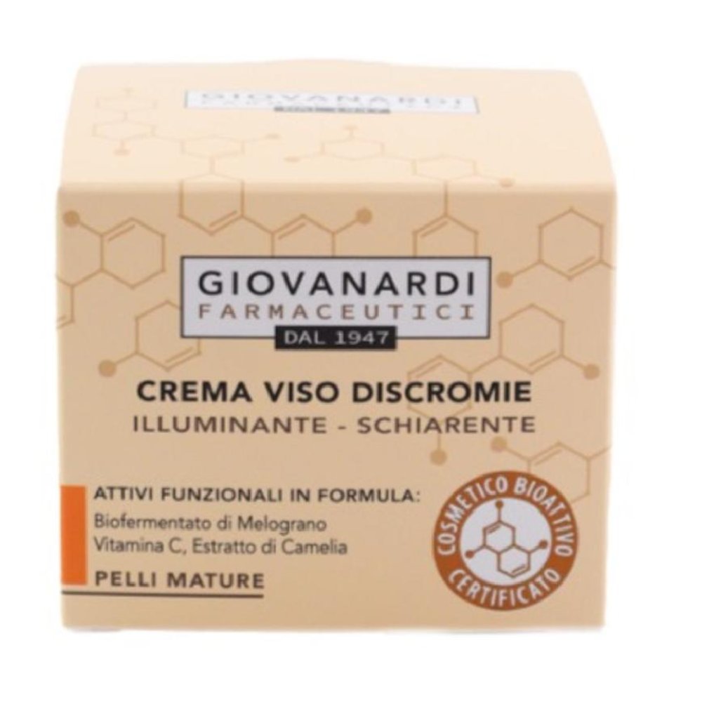 Giovanardi Farmaceutici PM Crema Viso Discromie Illuminante e Schiarente 50 Ml